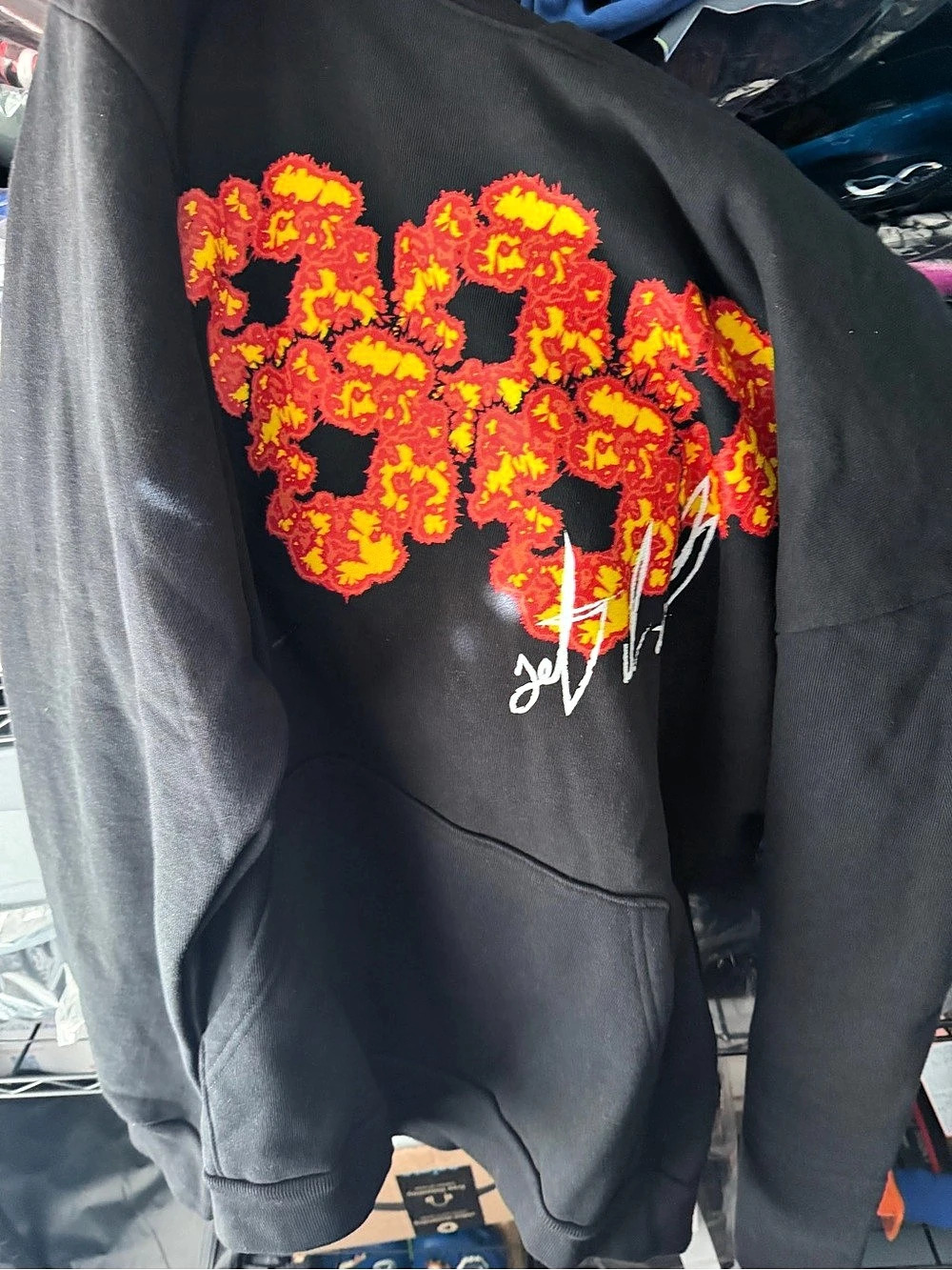 Denim Tears Graphic Hoodie Black XL brand new